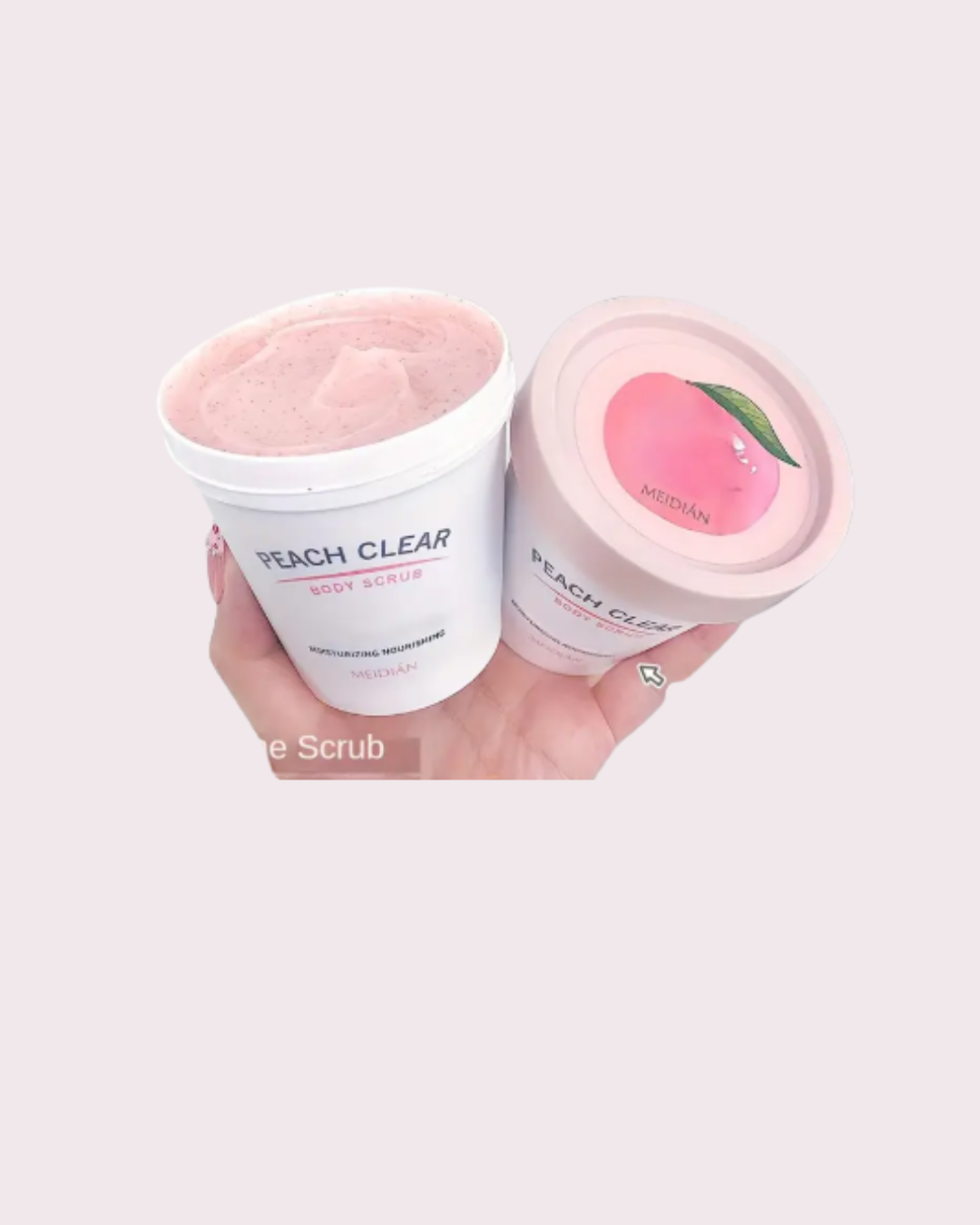 Pfirsich Body Scrub – Peach Clear 🍑