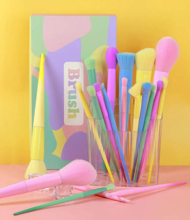 ✨ Pastellfarbenes Make-up-Pinselset ✨