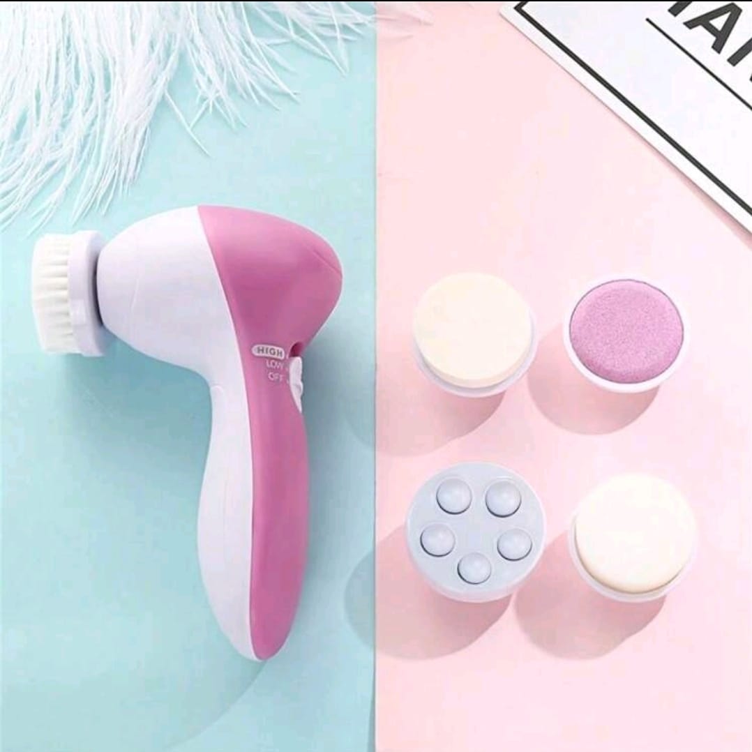 Elektrische Gesichtsreinigungsbürste – 5-in-1 Set💕
